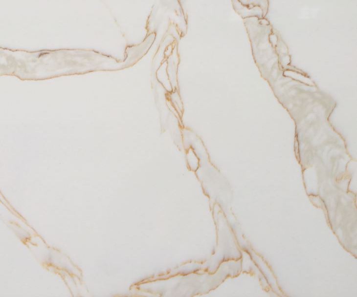 China Calacatta Gold Quartz Slab manufacturer