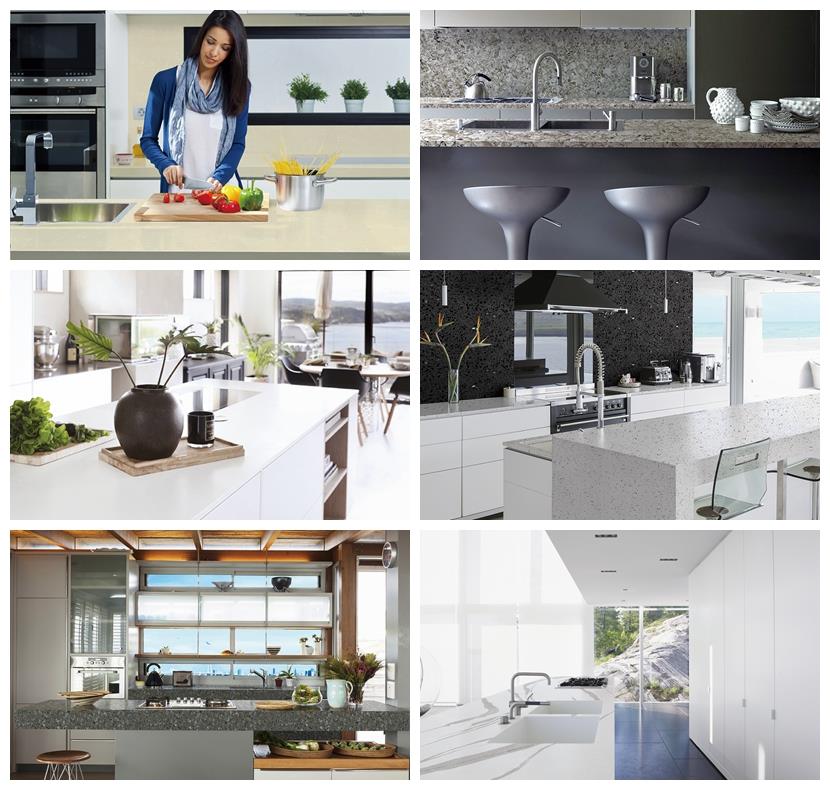 quartz countertops custom